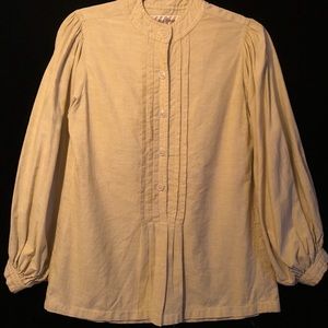 Neiman-Marcus vintage oxford blouse Victor Joris